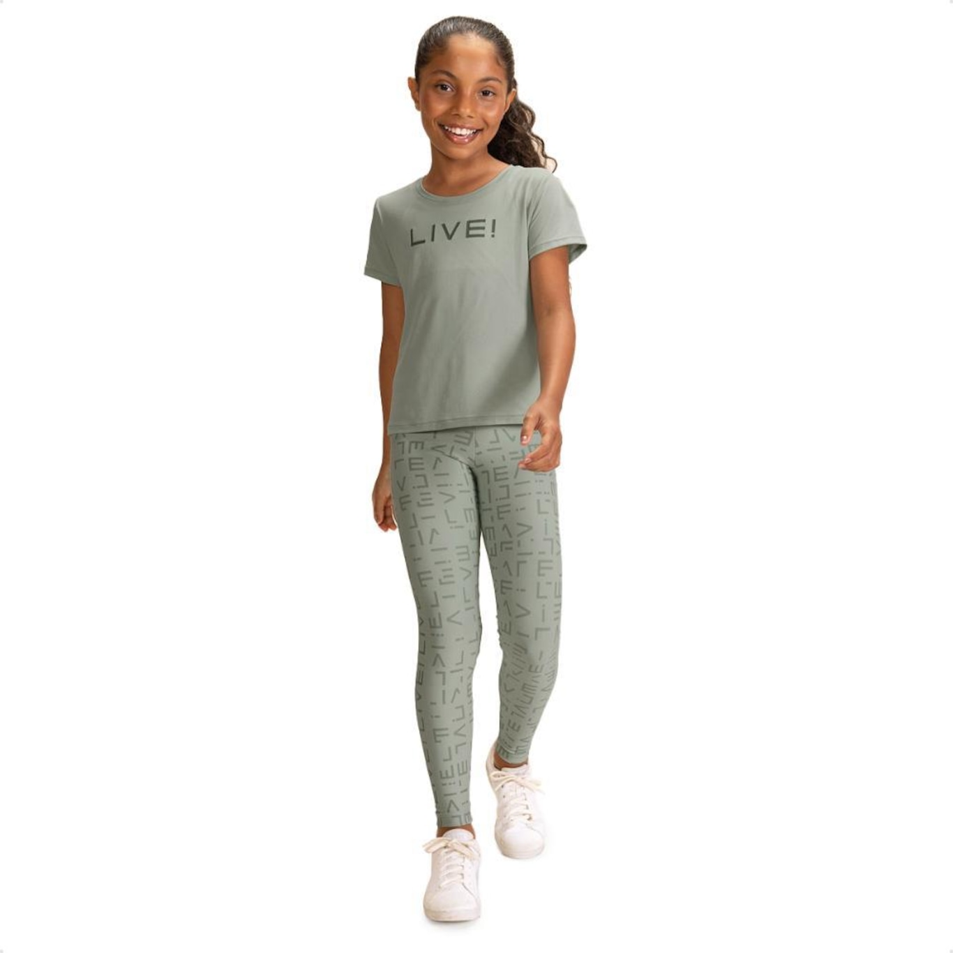 Calça Legging Live Icon Kids -  Infantil - Foto 1