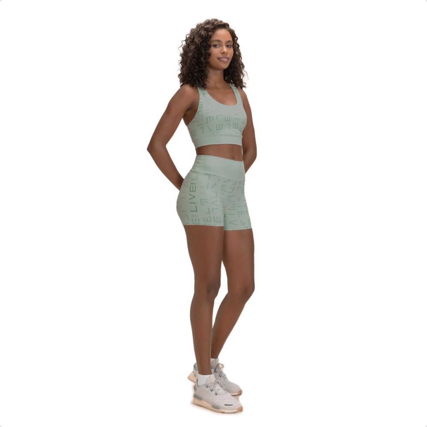 Shorts Live Fit Icon Adapt - Feminino - Foto 1