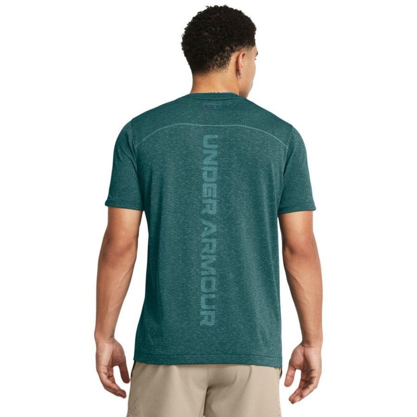 Camiseta Under Armour Vanish Seamless Wordmark - Masculina - Foto 2