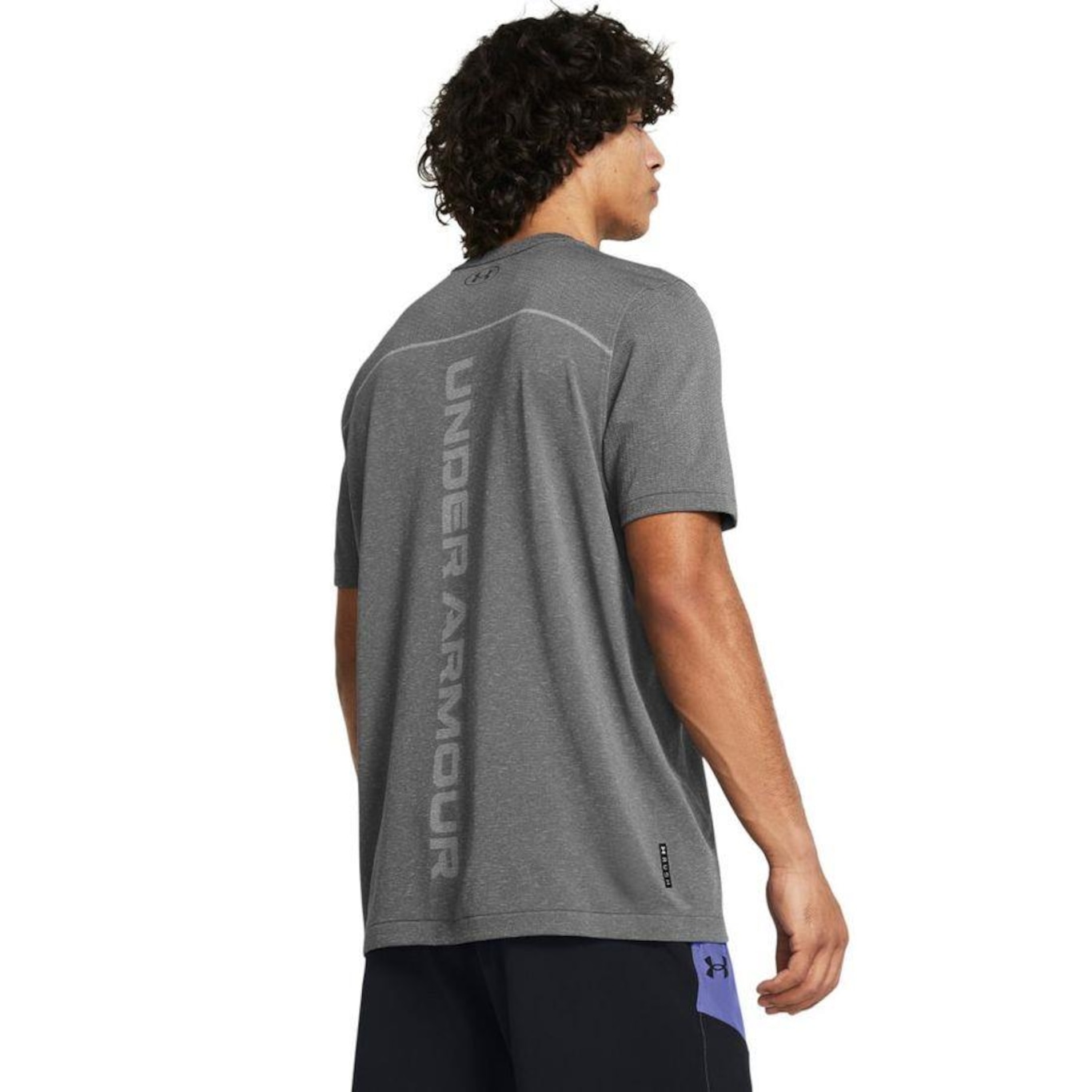 Camiseta Under Armour Vanish Seamless Wordmark - Masculina - Foto 2