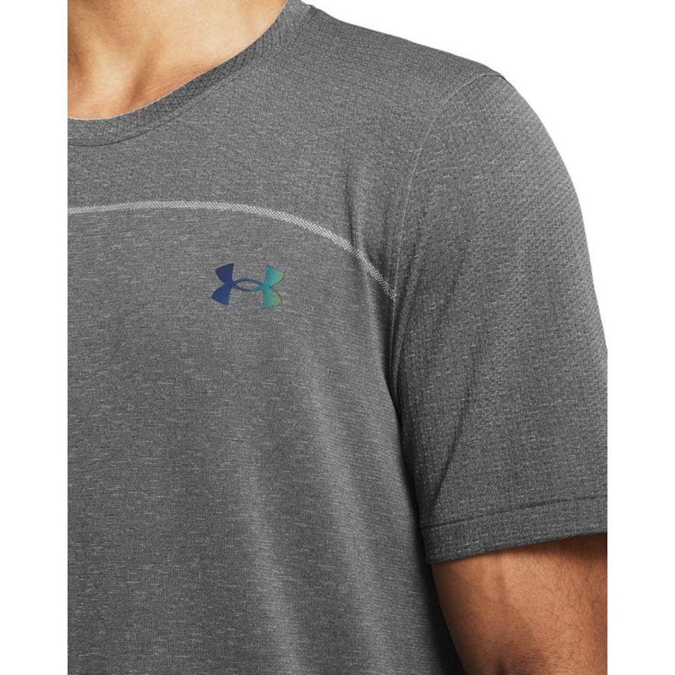 Camiseta Under Armour Vanish Seamless Wordmark - Masculina - Foto 3