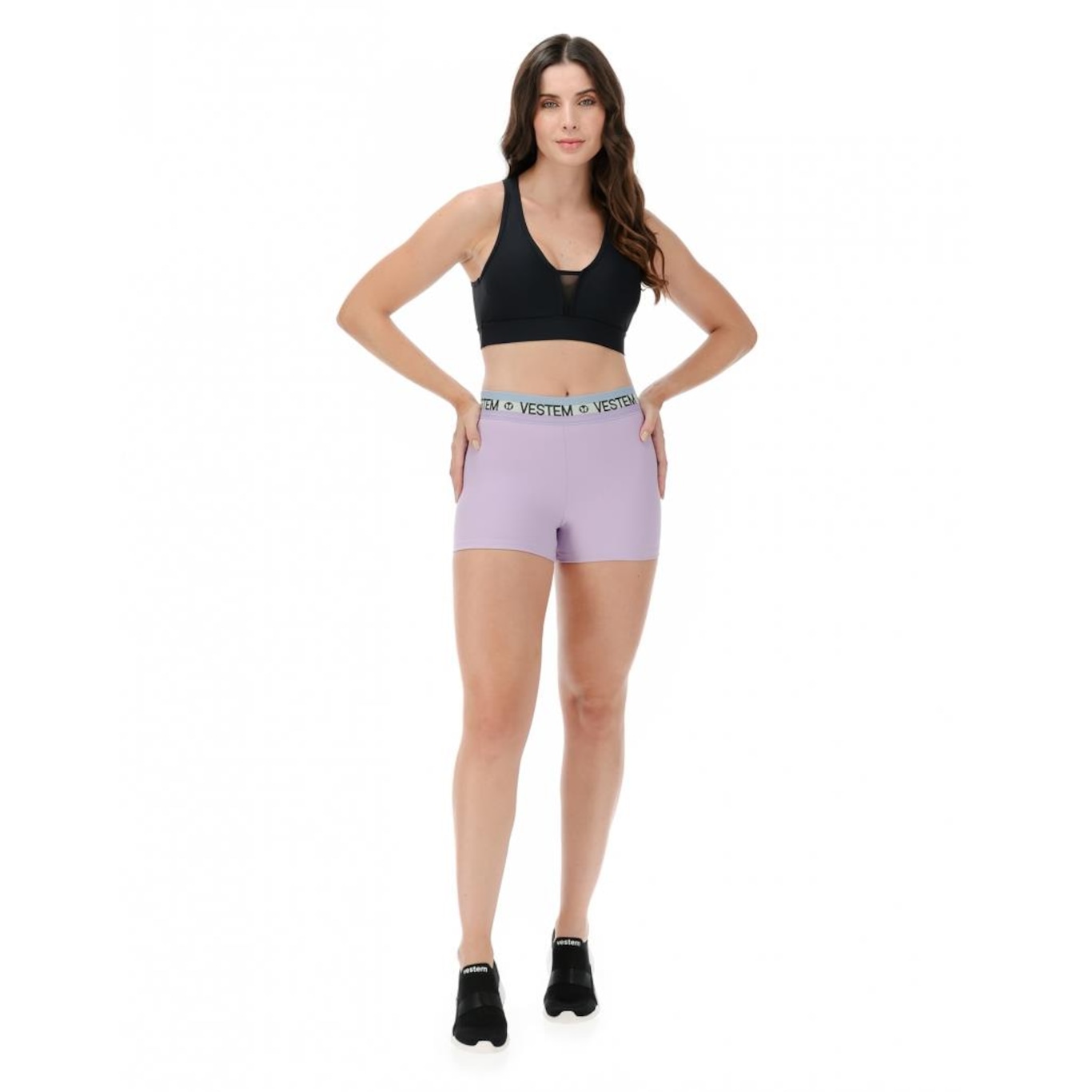 Conjunto Vestem Top e Shorts Sia - Feminino - Foto 1