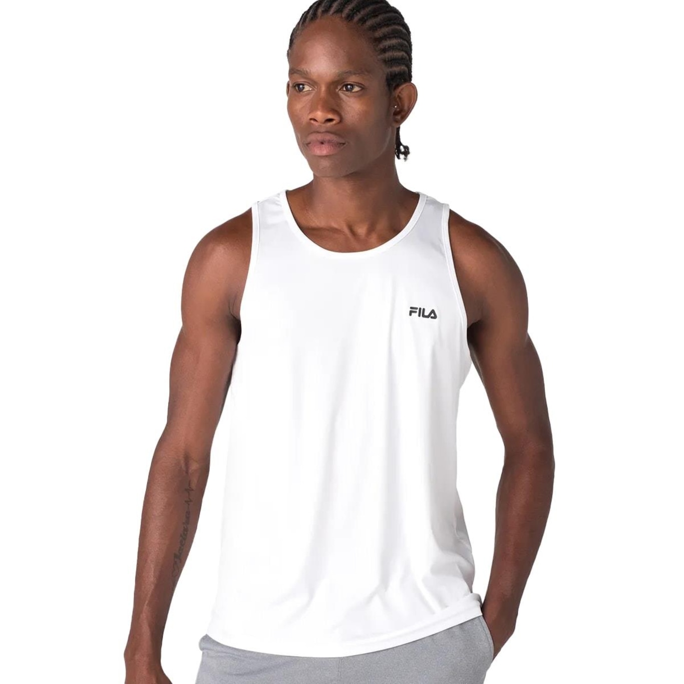 Camiseta Regata Fila Masculina Basic Sports Ii Treino Masculino - Foto 1