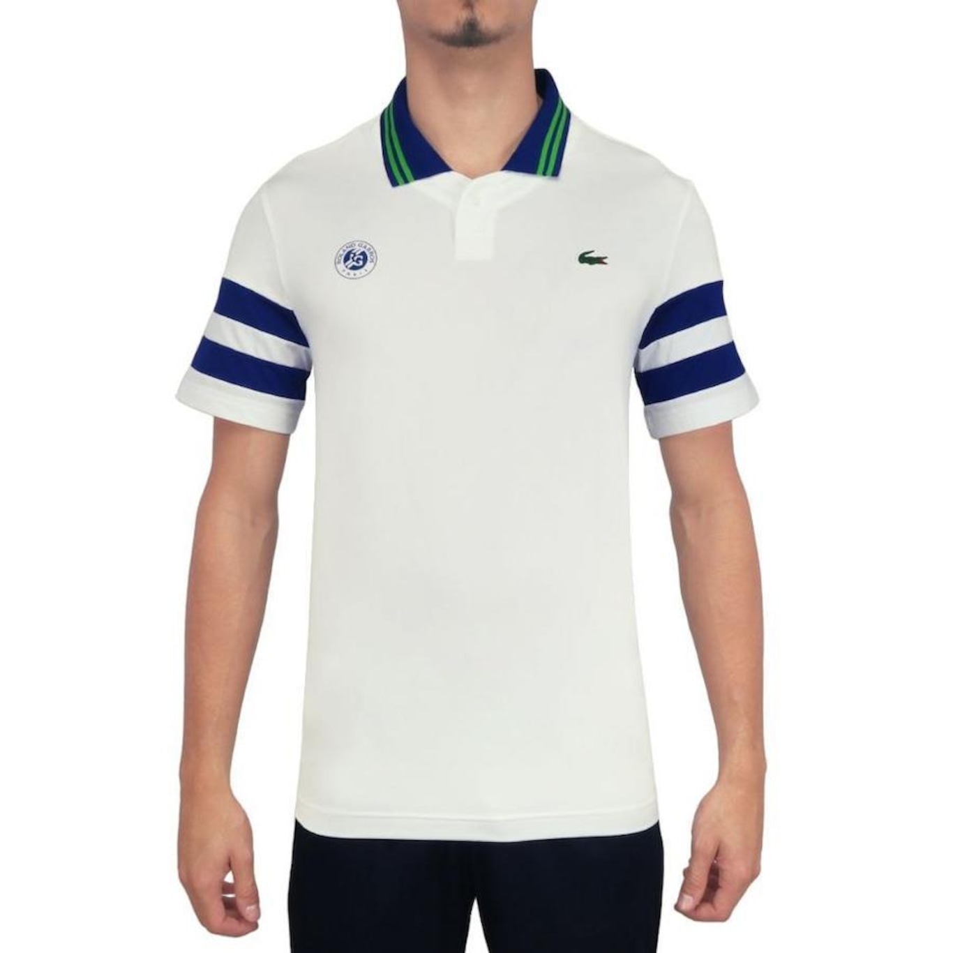 Camiseta Polo Lacoste Edição Roland Garros Daniil Medvedev - Masculina - Foto 1