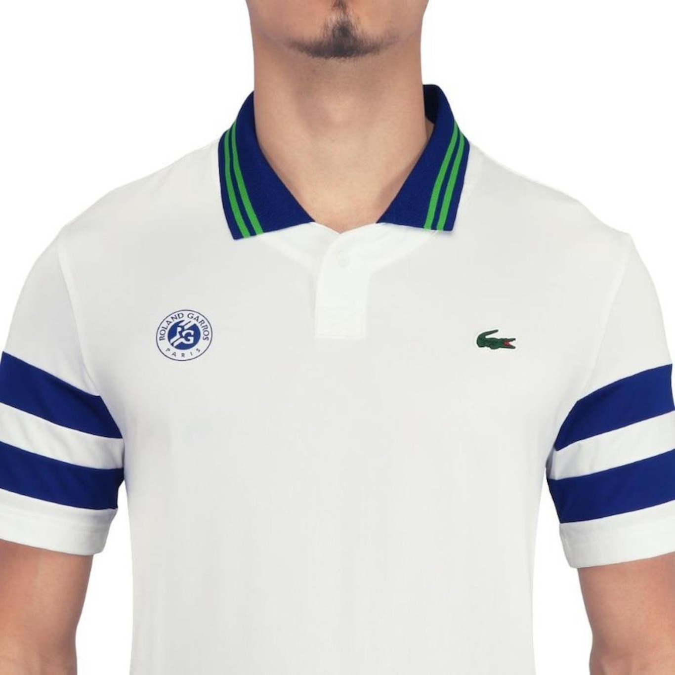 Camiseta Polo Lacoste Edição Roland Garros Daniil Medvedev - Masculina - Foto 2