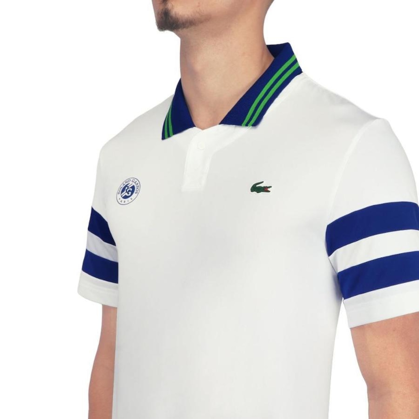 Camiseta Polo Lacoste Edição Roland Garros Daniil Medvedev - Masculina - Foto 3