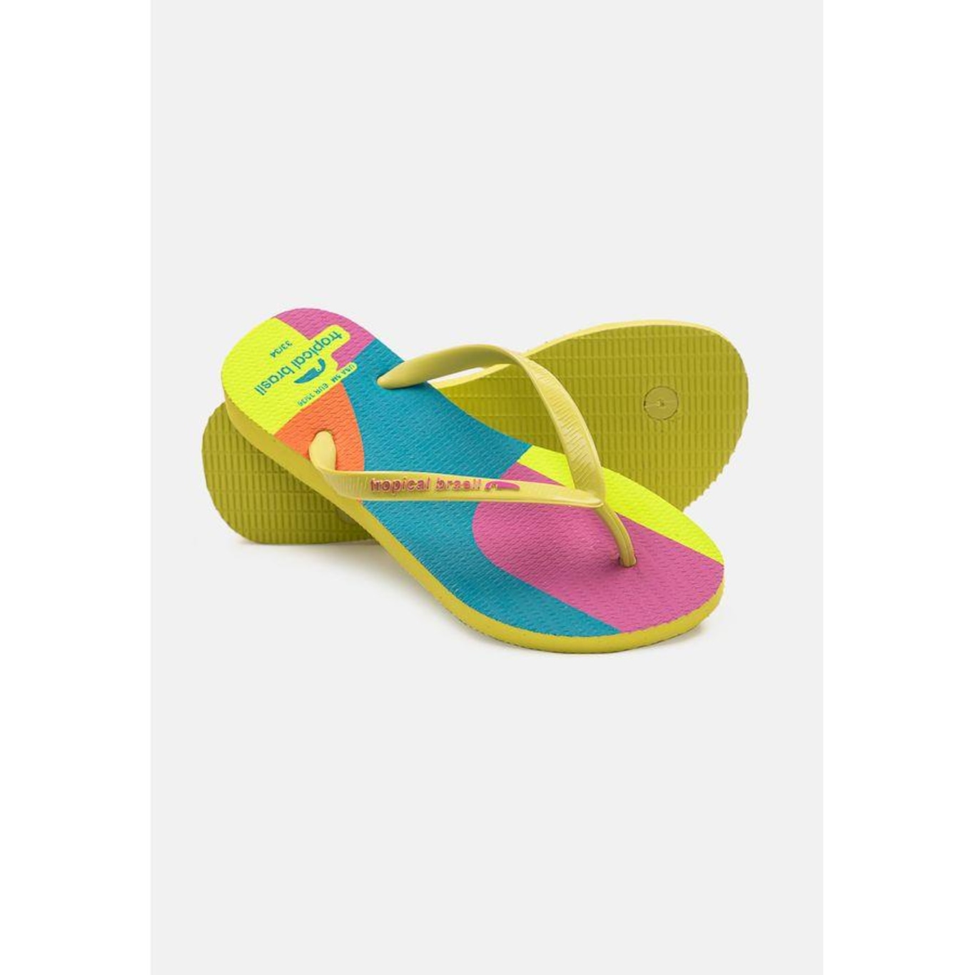 Chinelo Tropical Brasil Estampado Slim - Feminino - Foto 4