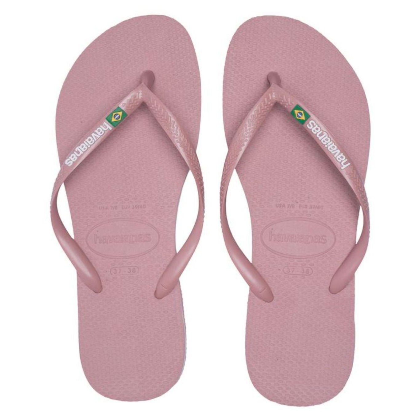 Chinelo Havaianas Slim Brasil - Feminino - Foto 1