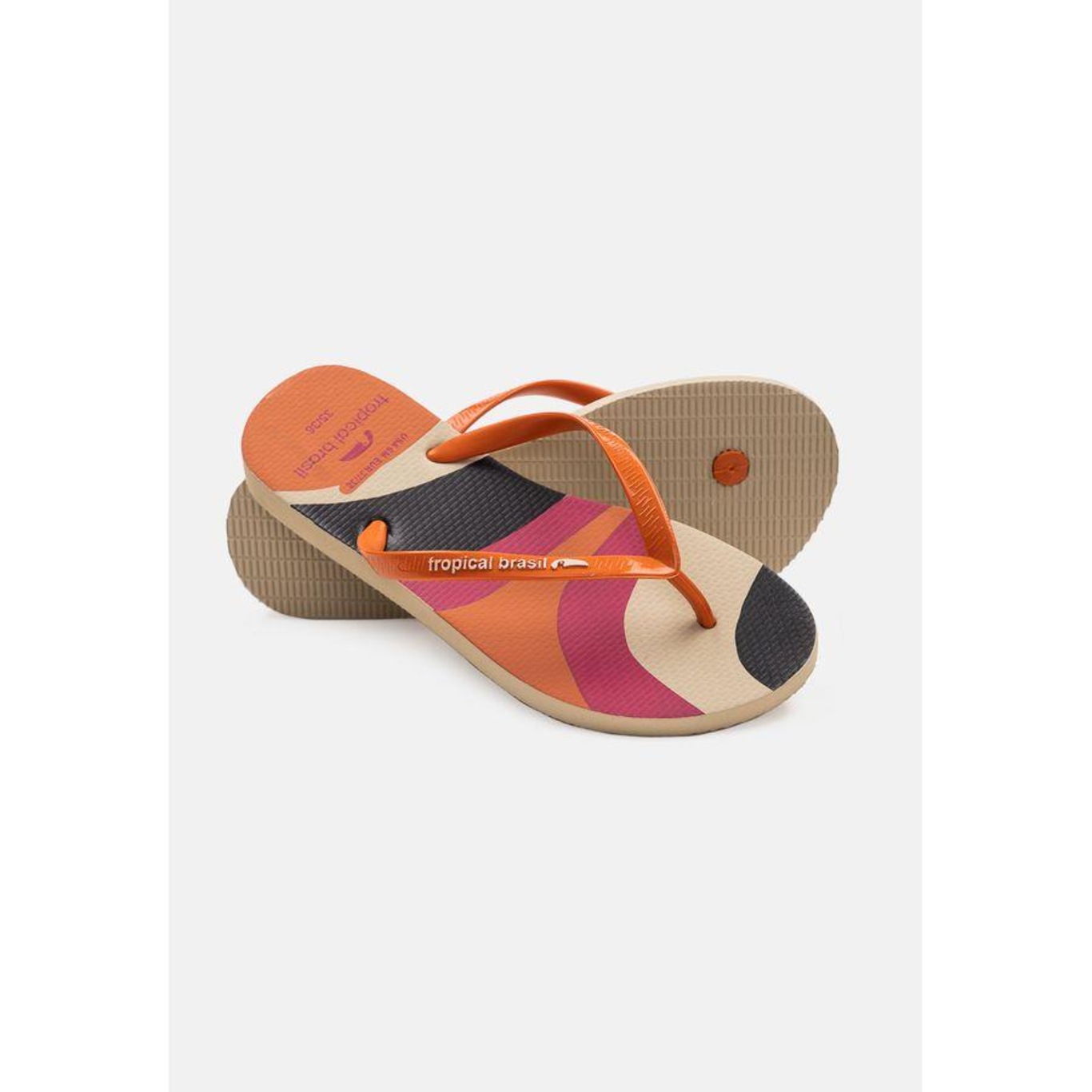 Chinelo Tropical Brasil Estampado Slim - Feminino - Foto 4