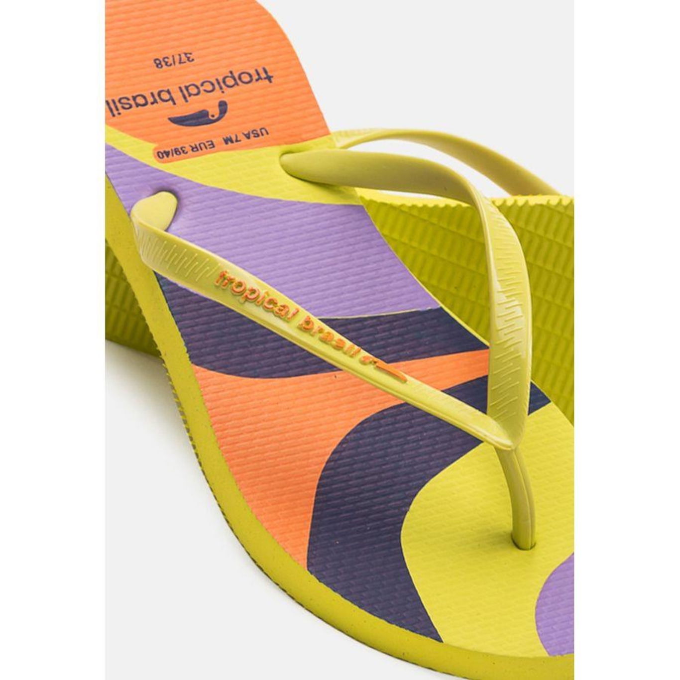 Chinelo Tropical Brasil Estampado Slim - Feminino - Foto 5