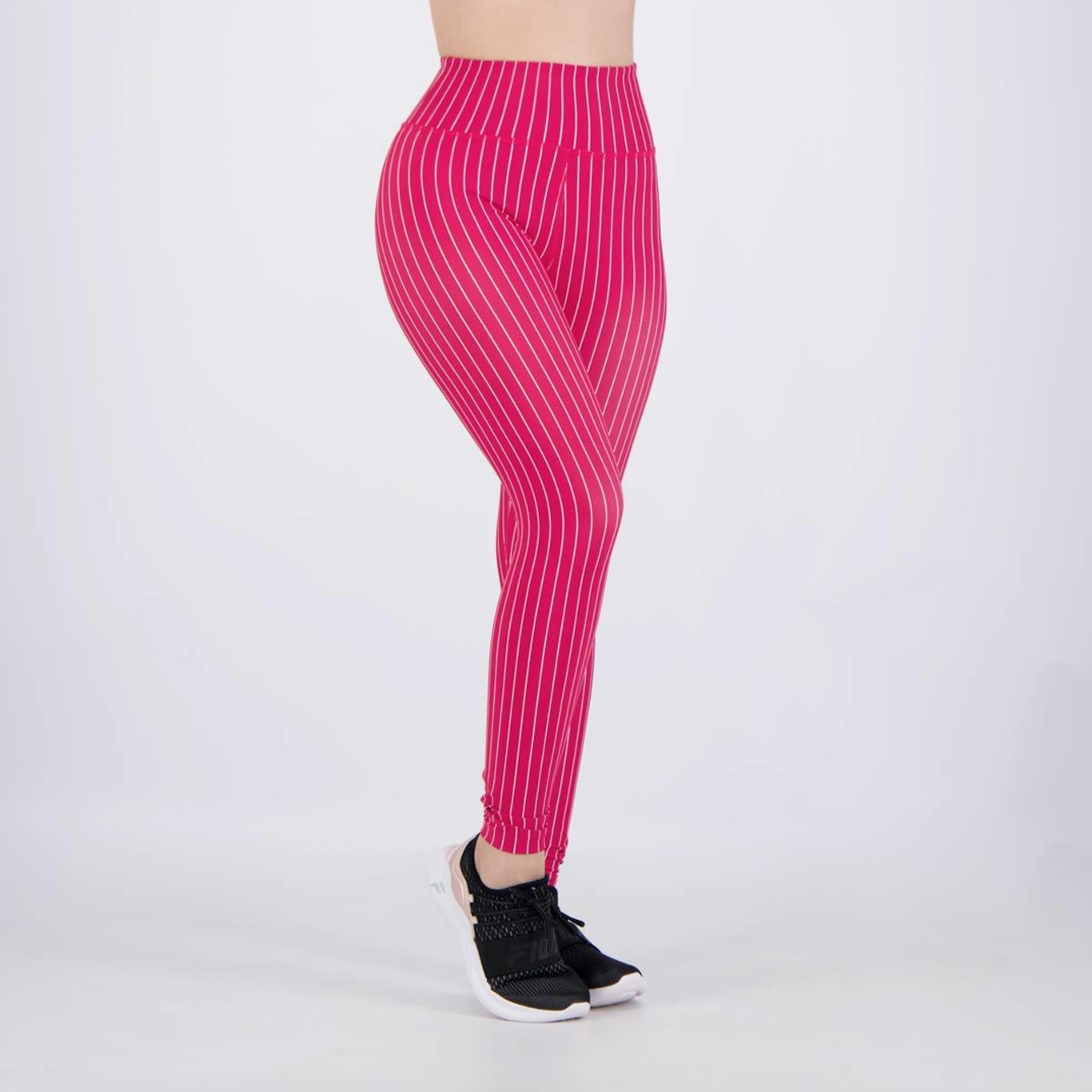 Calça Legging Fila Sport Pinstripes - Feminina - Foto 2