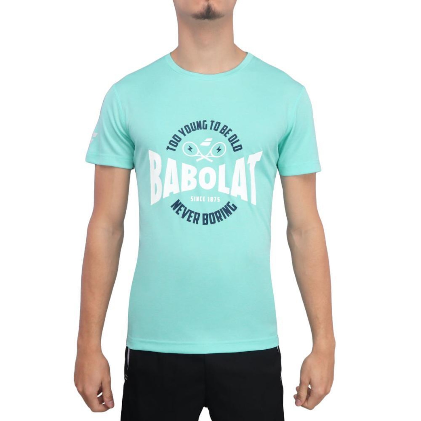 Camiseta Babolat Exercise Message Tee - Masculina - Foto 1