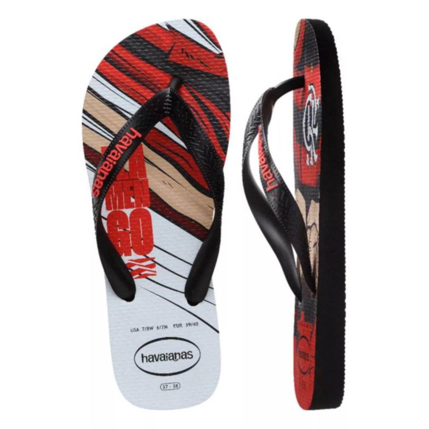 Chinelo Havaianas Top Times Flamengo - Adulto - Foto 2