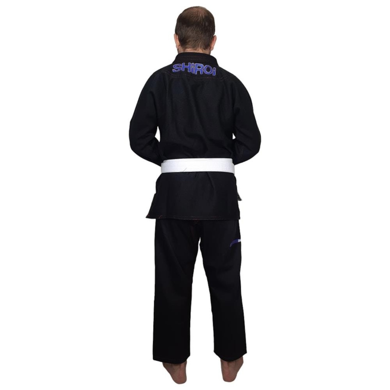 Kimono Jiu Jitsu Shiroi Inter Trançado Adulto - Foto 2