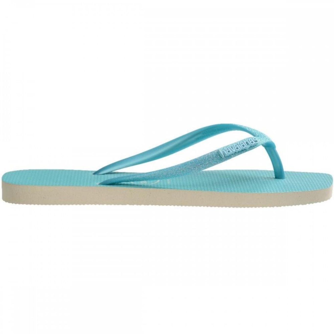 Chinelo Havaianas Slim Square Glitter - Feminino - Foto 3