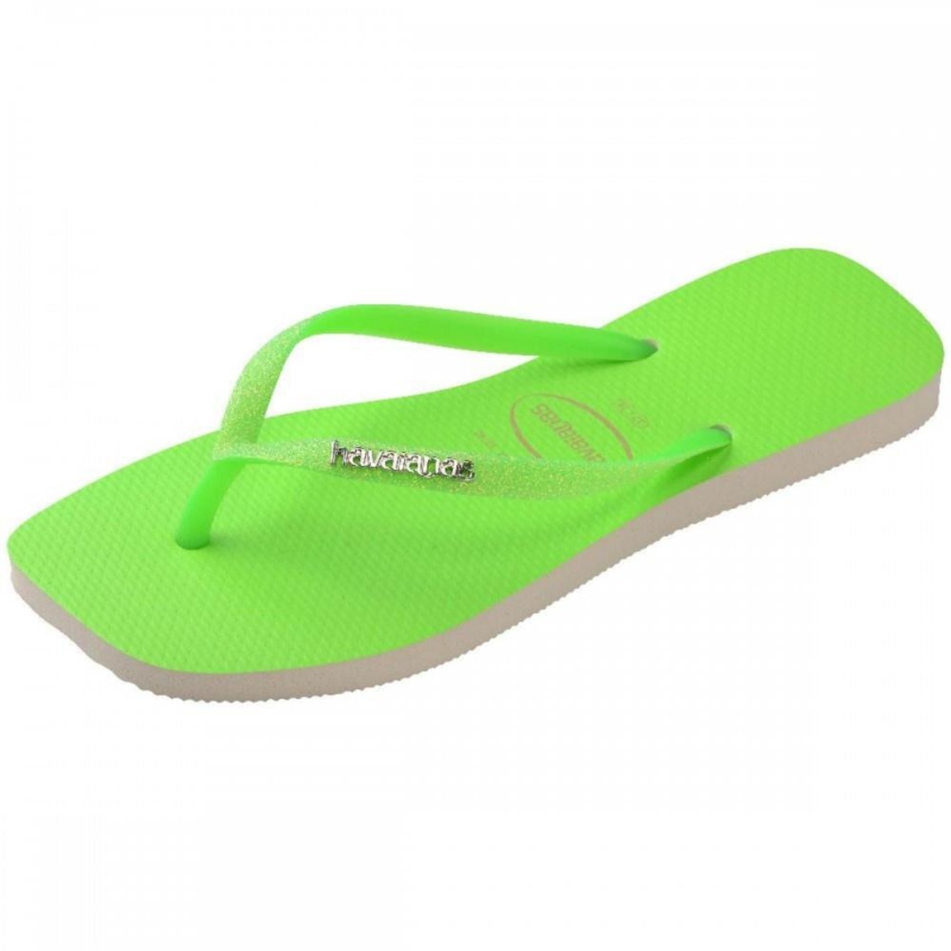 Chinelo Havaianas Slim Square Glitter - Feminino - Foto 5