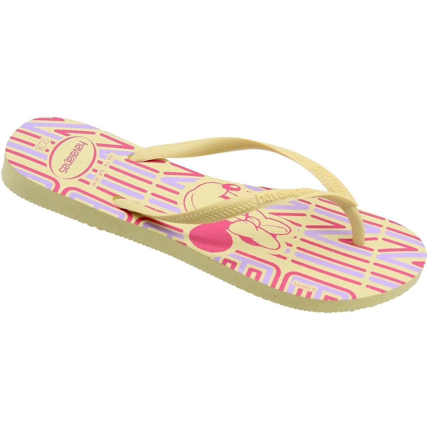 Chinelo de Dedo Havaianas Slim Disney Feminino - Foto 2