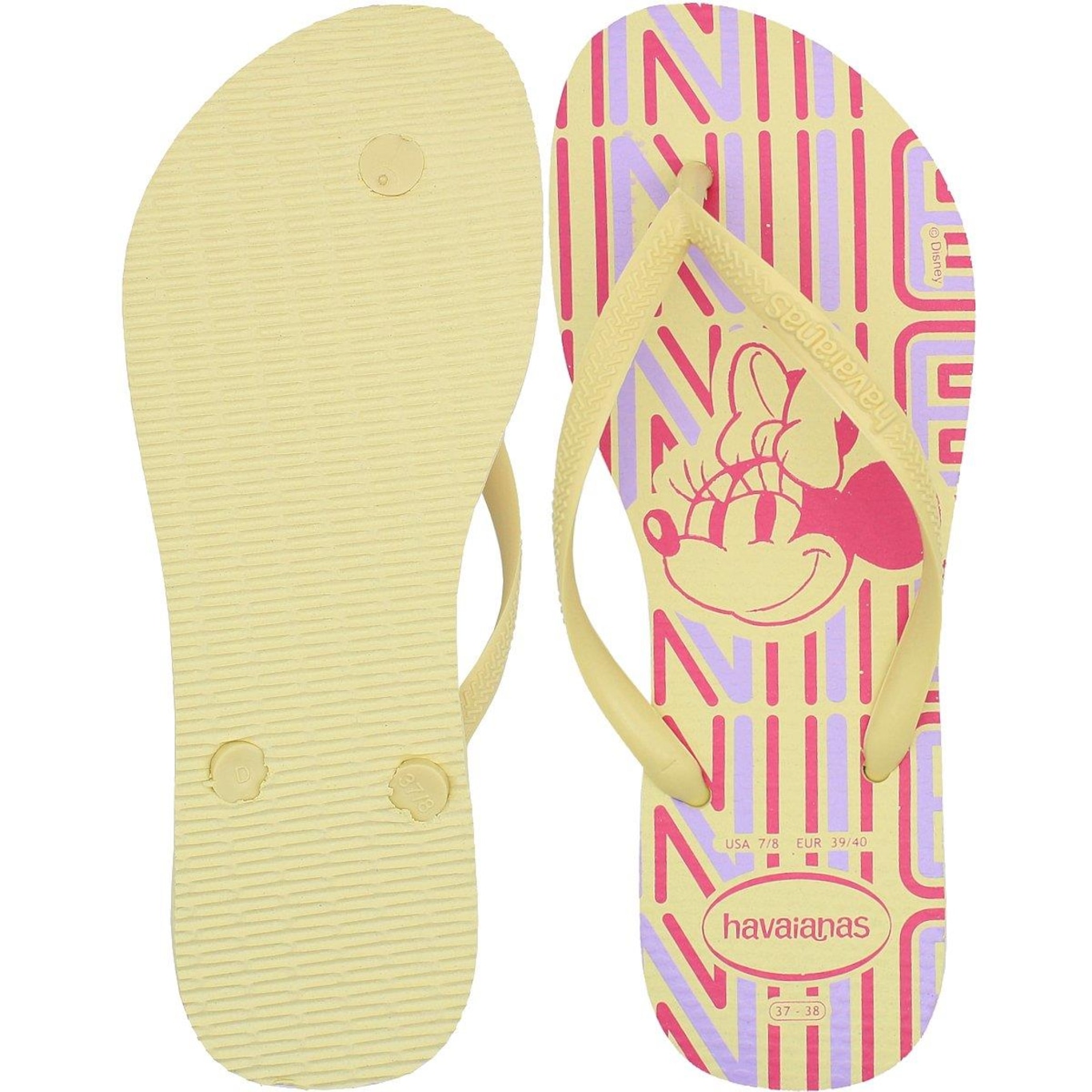 Chinelo de Dedo Havaianas Slim Disney Feminino - Foto 3