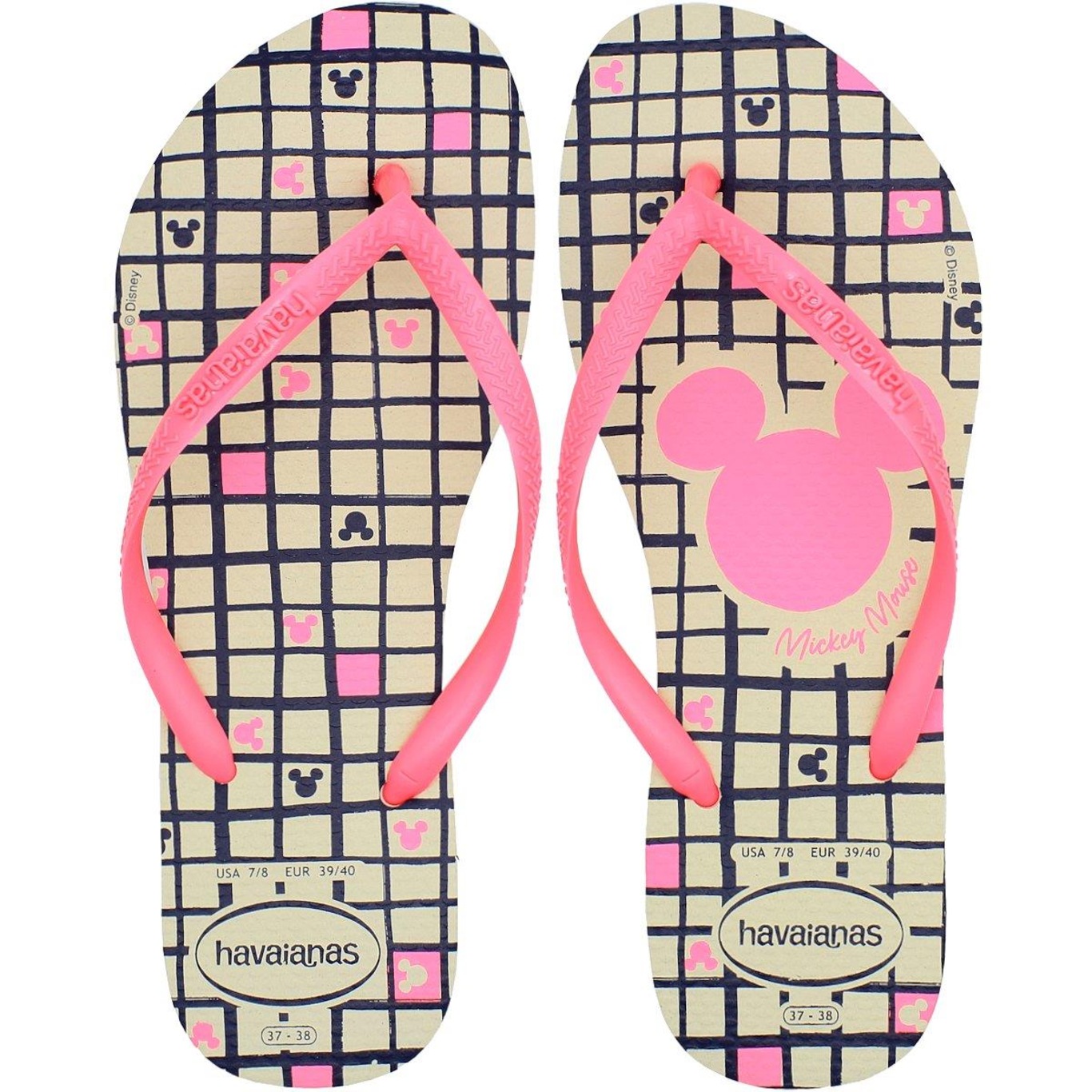 Chinelo de Dedo Havaianas Slim Disney Feminino - Foto 1