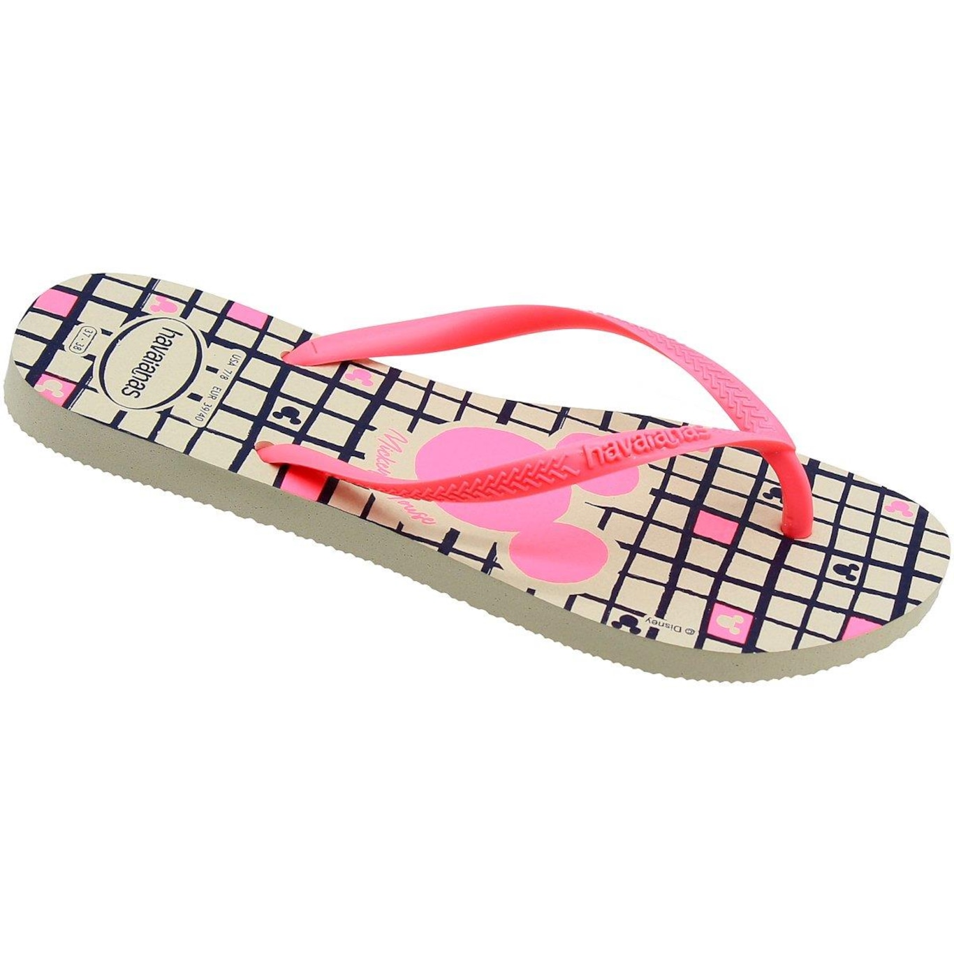 Chinelo de Dedo Havaianas Slim Disney Feminino - Foto 2