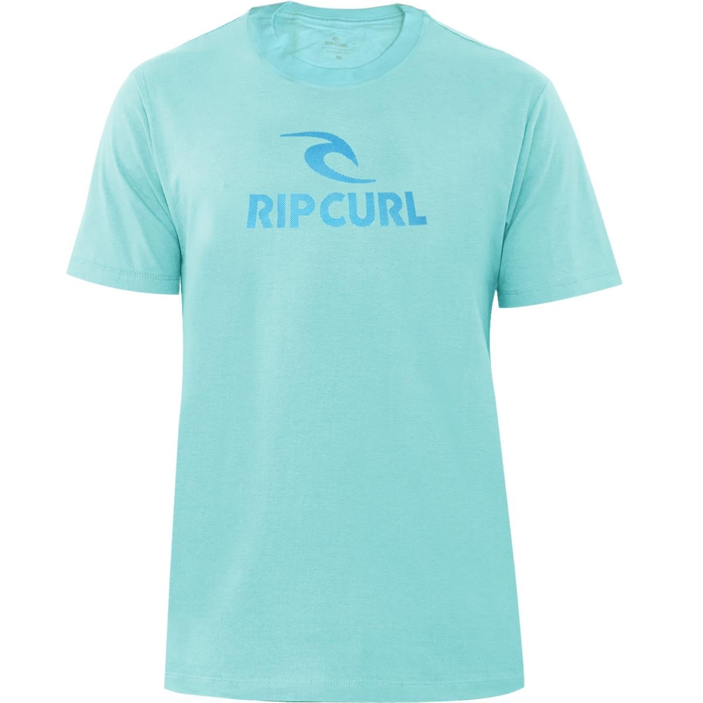 Camiseta Rip Curl Icon Logo Tee Sky - Masculina - Foto 1