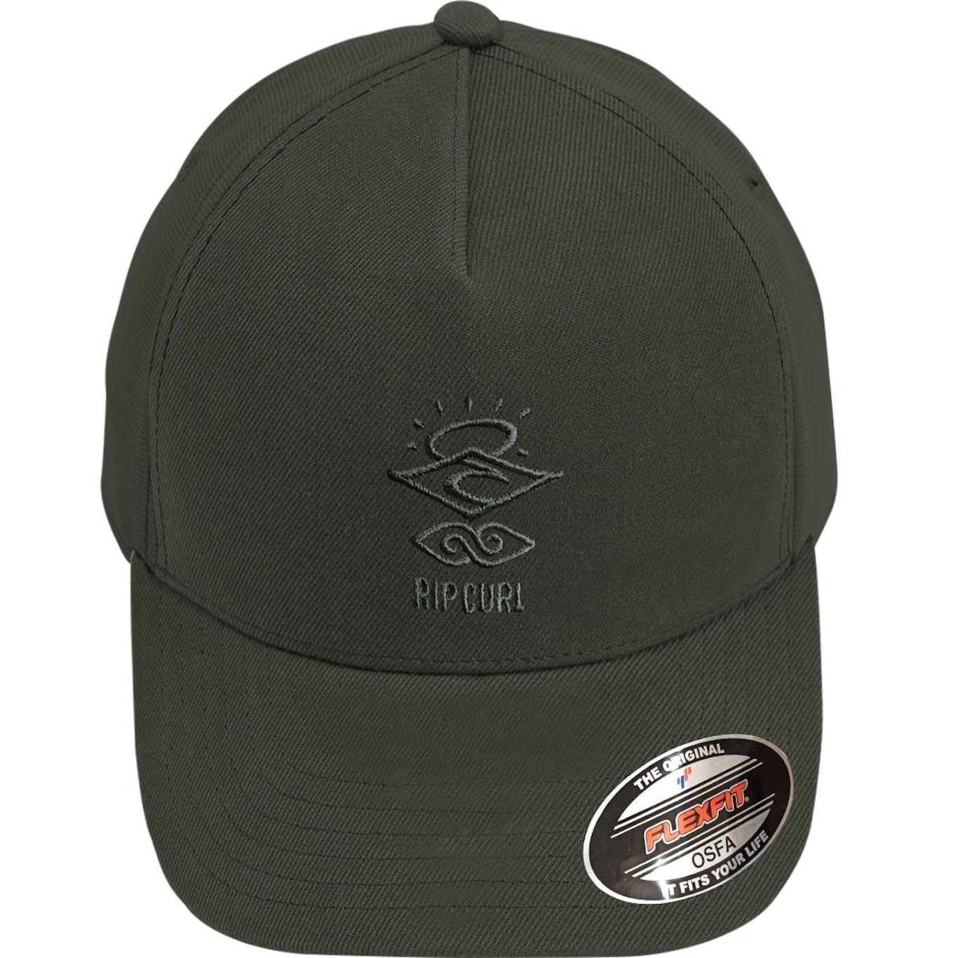 Boné Aba Curva Rip Curl Icons Eco Flexfit Cap - Fechado - Adulto - Foto 2