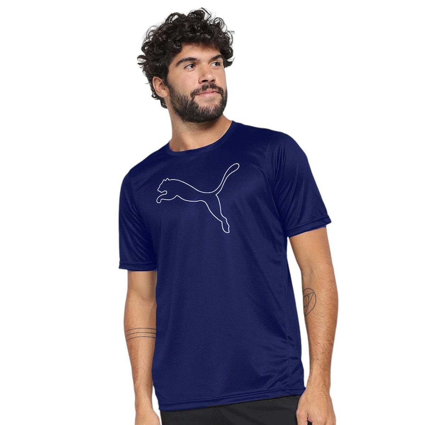 Camiseta Puma Performance Cat Masculina - Foto 1