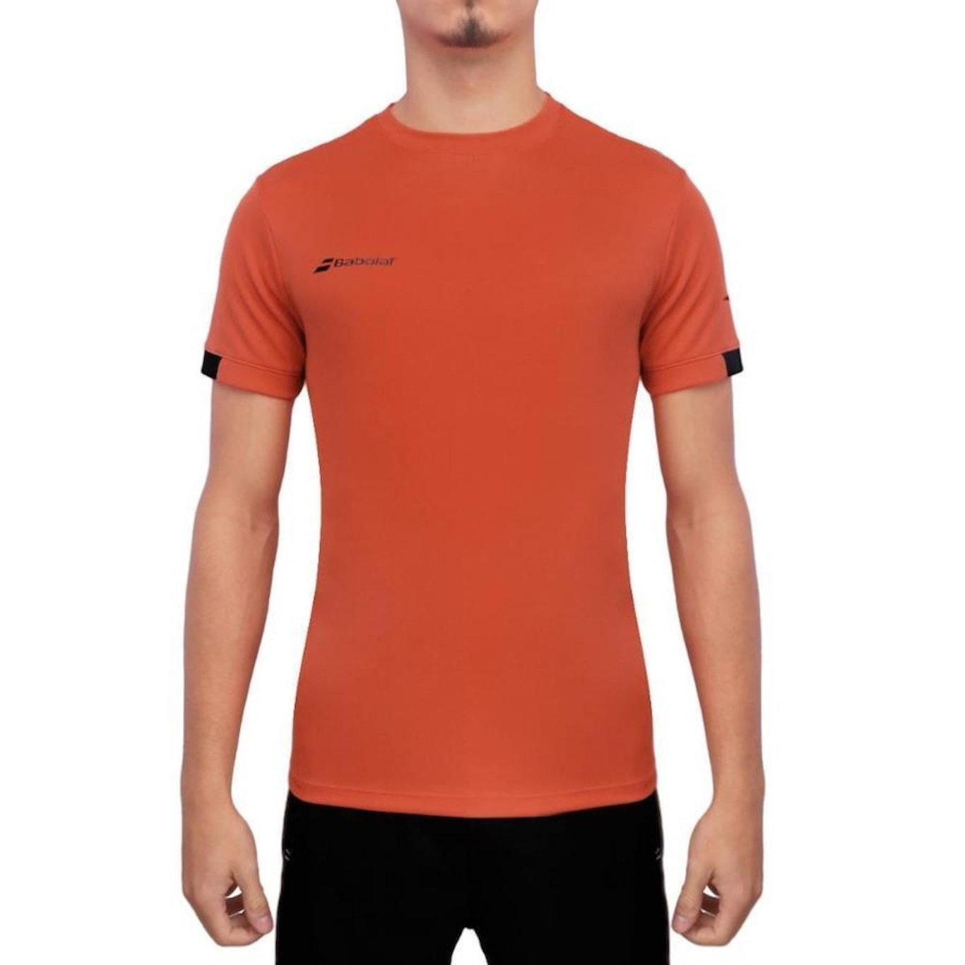 Camiseta Babolat Play Neck Tee - Masculina - Foto 1