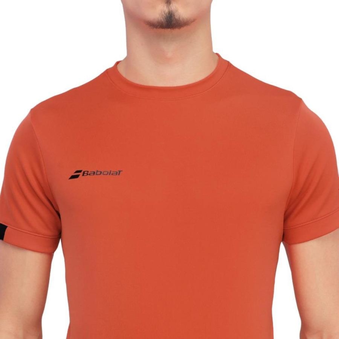 Camiseta Babolat Play Neck Tee - Masculina - Foto 2