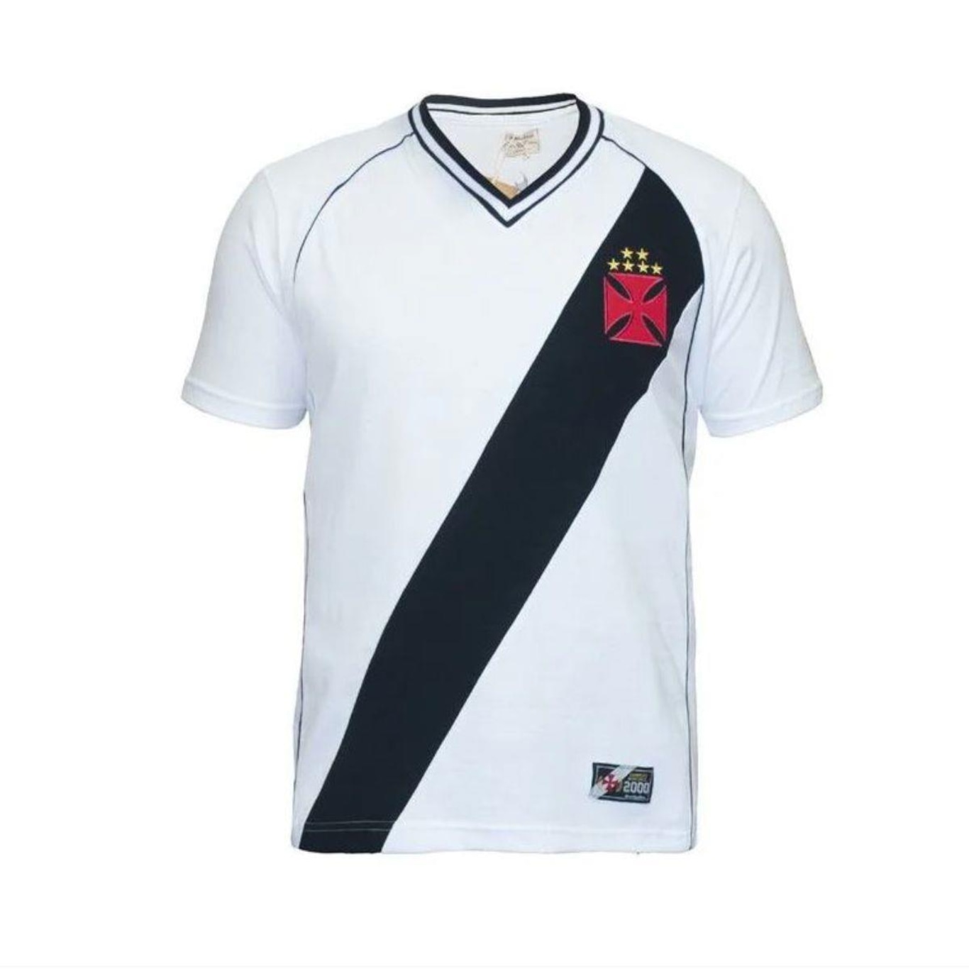 Camisa do Vasco da Gama Retro Mania 2000 Mercosul Retro Oficial Licenciada - Masculina - Foto 1