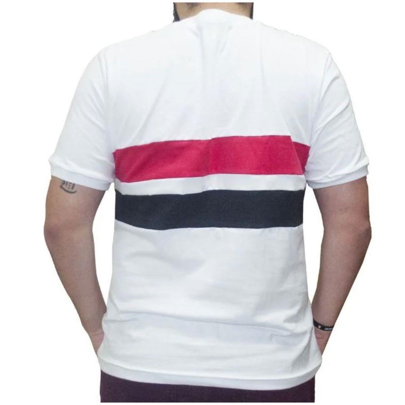 Camiseta do São Paulo 1980 Retrô Mania Oficial Licenciada Masculina - Foto 2