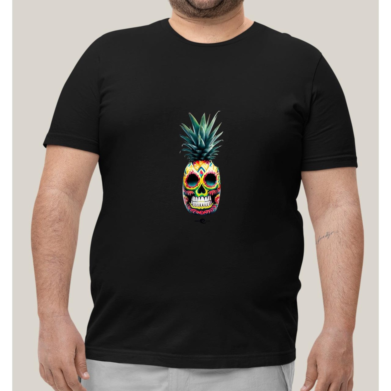 Camiseta Plus Size Masculina Prime Wss Mexican Skullpine - Foto 1