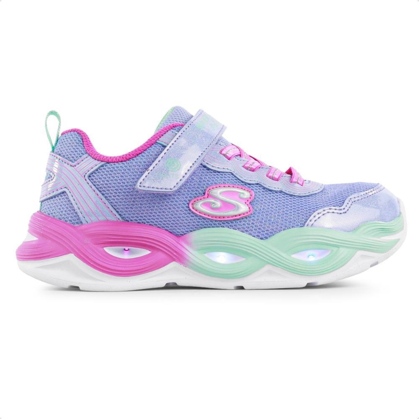 Tênis Skechers Twisty Glow - Infantil - Foto 3