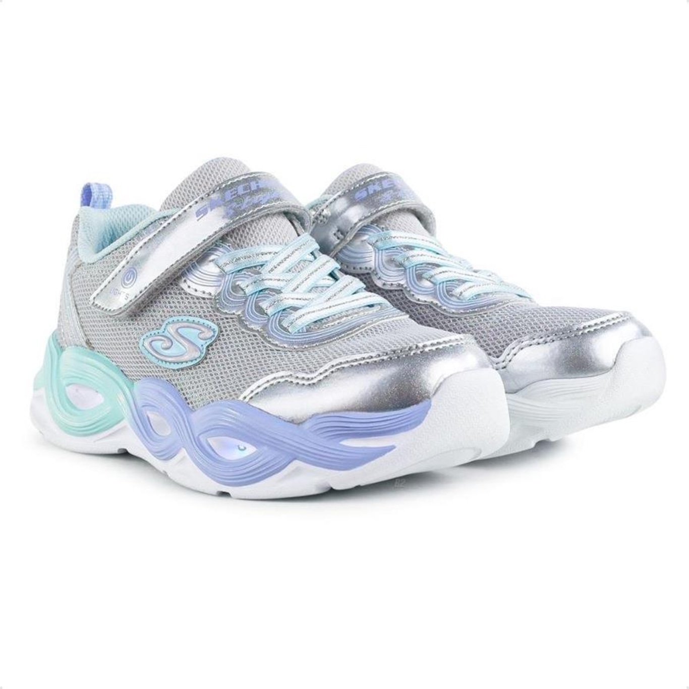 Tênis Skechers Twisty Glow - Infantil - Foto 3