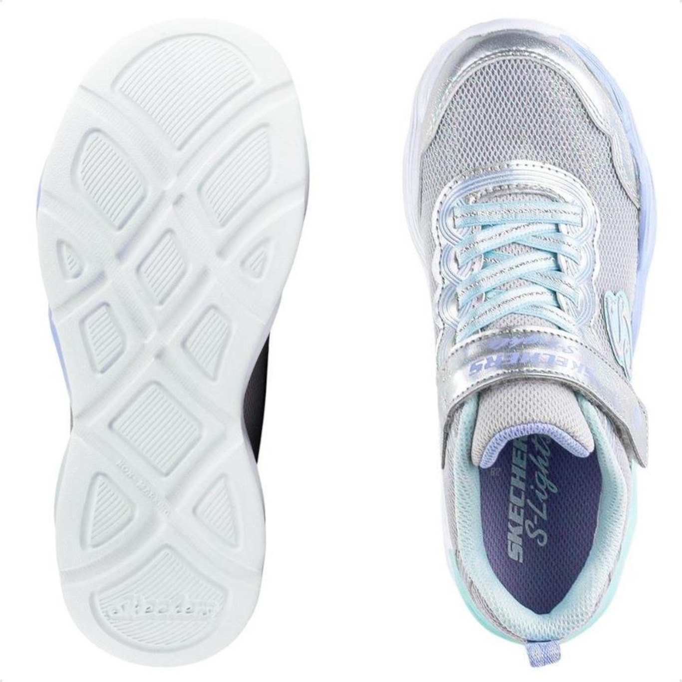 Tênis Skechers Twisty Glow - Infantil - Foto 6