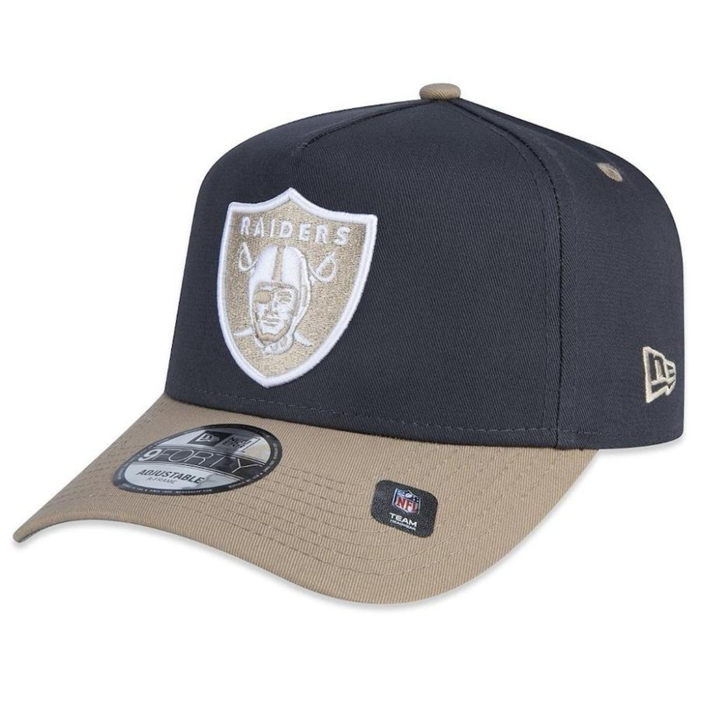 Boné Aba Curva New Era 940 A-Frame Las Vegas Raiders Dual - Snapback - Adulto - Foto 1