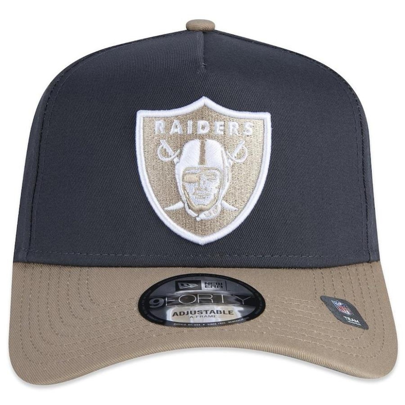 Boné Aba Curva New Era 940 A-Frame Las Vegas Raiders Dual - Snapback - Adulto - Foto 3