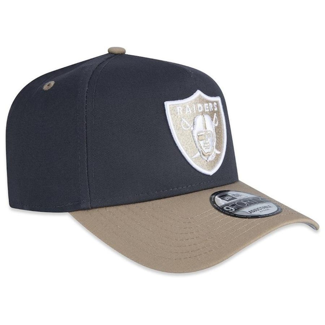 Boné Aba Curva New Era 940 A-Frame Las Vegas Raiders Dual - Snapback - Adulto - Foto 4