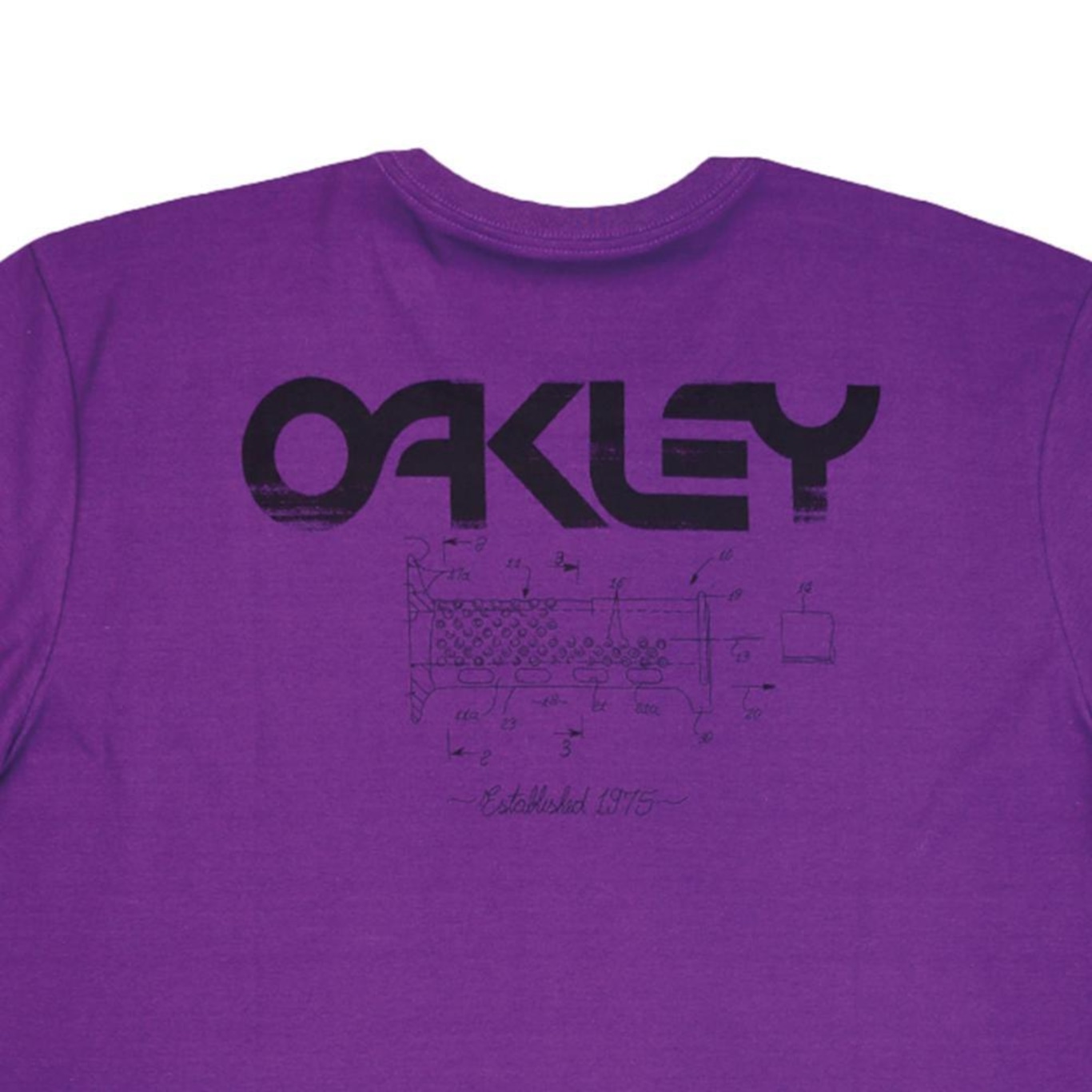 Camiseta Oakley B1B Blue Print Tee - Masculina - Foto 3