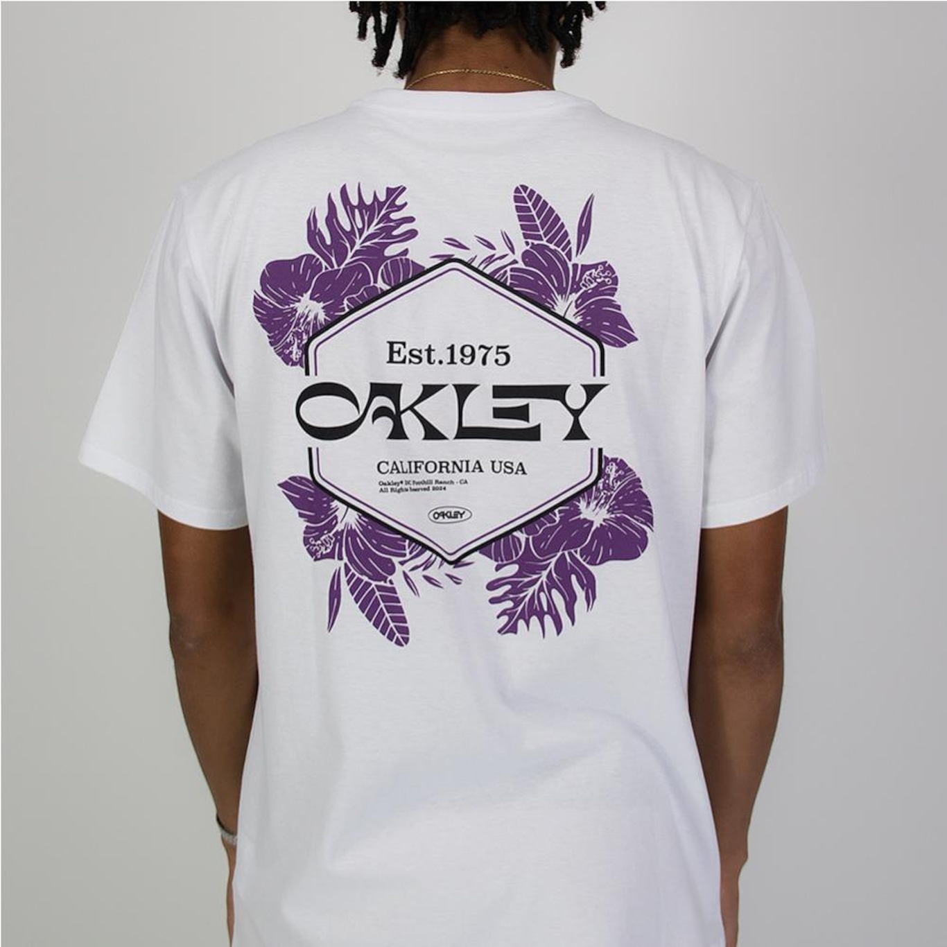 Camiseta Surf Oakley Sun Flower Tee - Masculina - Foto 6