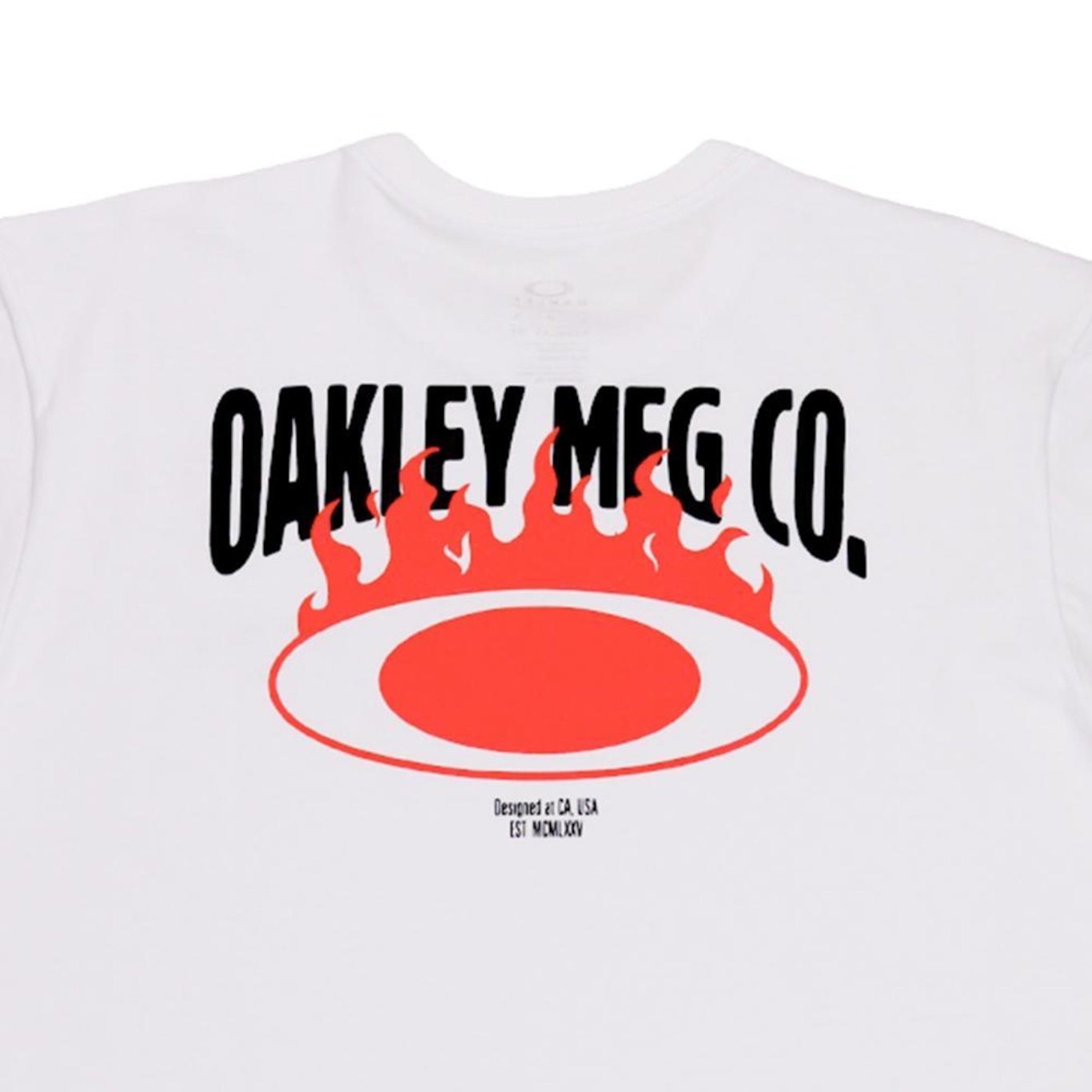 Camiseta Oakley Ellipse Fire Cross Tee - Masculina - Foto 3