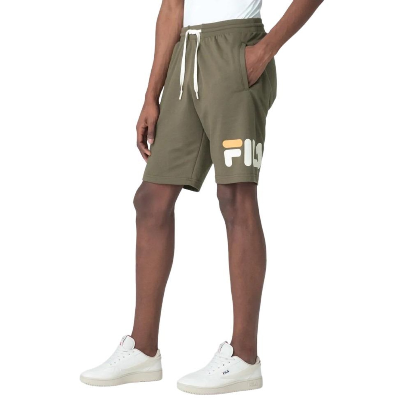 Short Fila Basic Letter Iii - Masculino - Foto 1