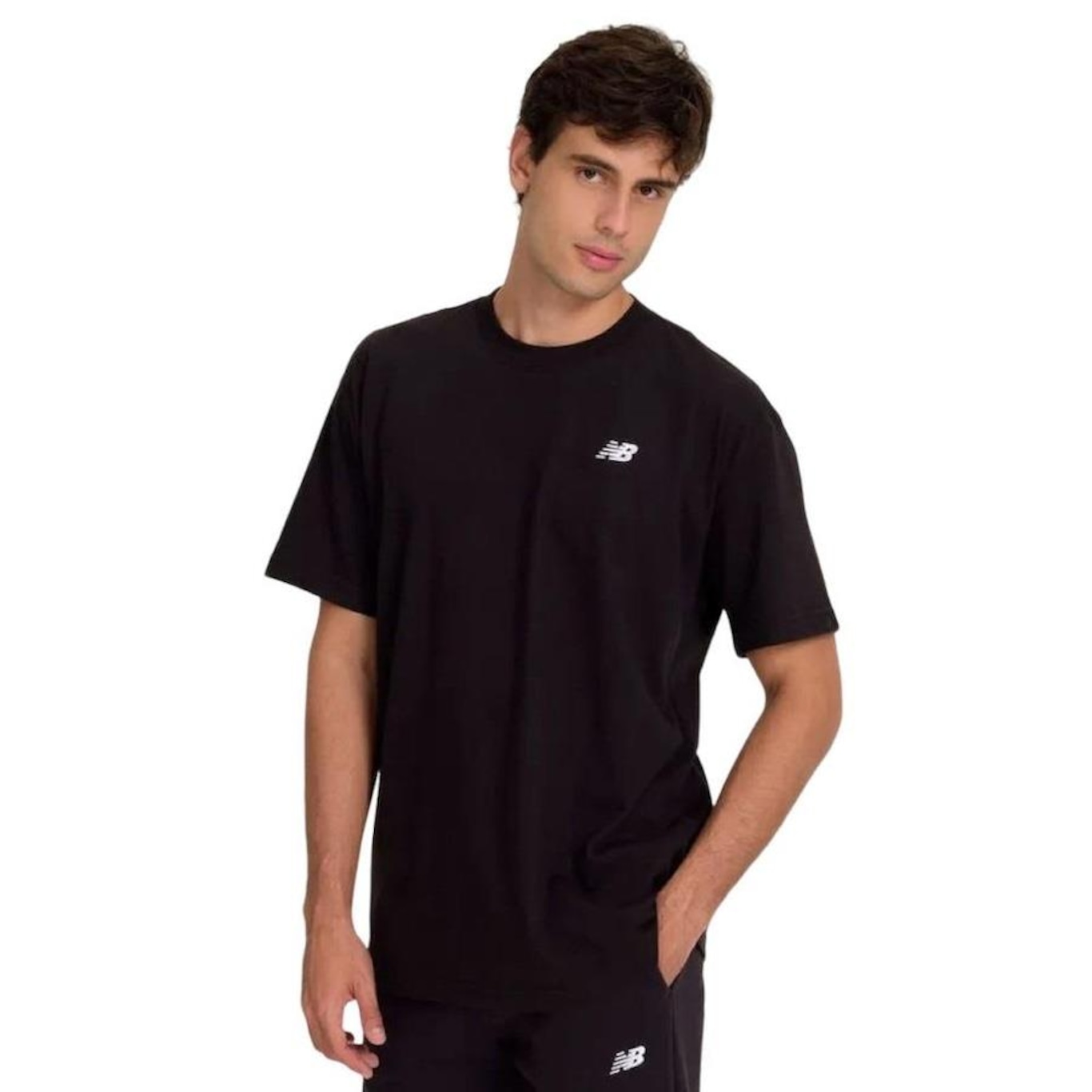 Camiseta New Balance Small Logo - Masculina - Foto 1