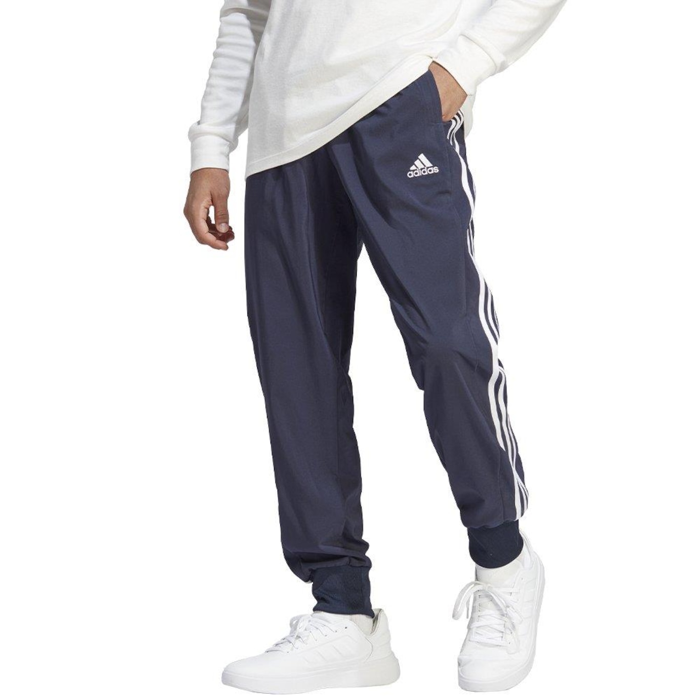 Calça adidas Essentials 3-Stripes - Masculina - Foto 1