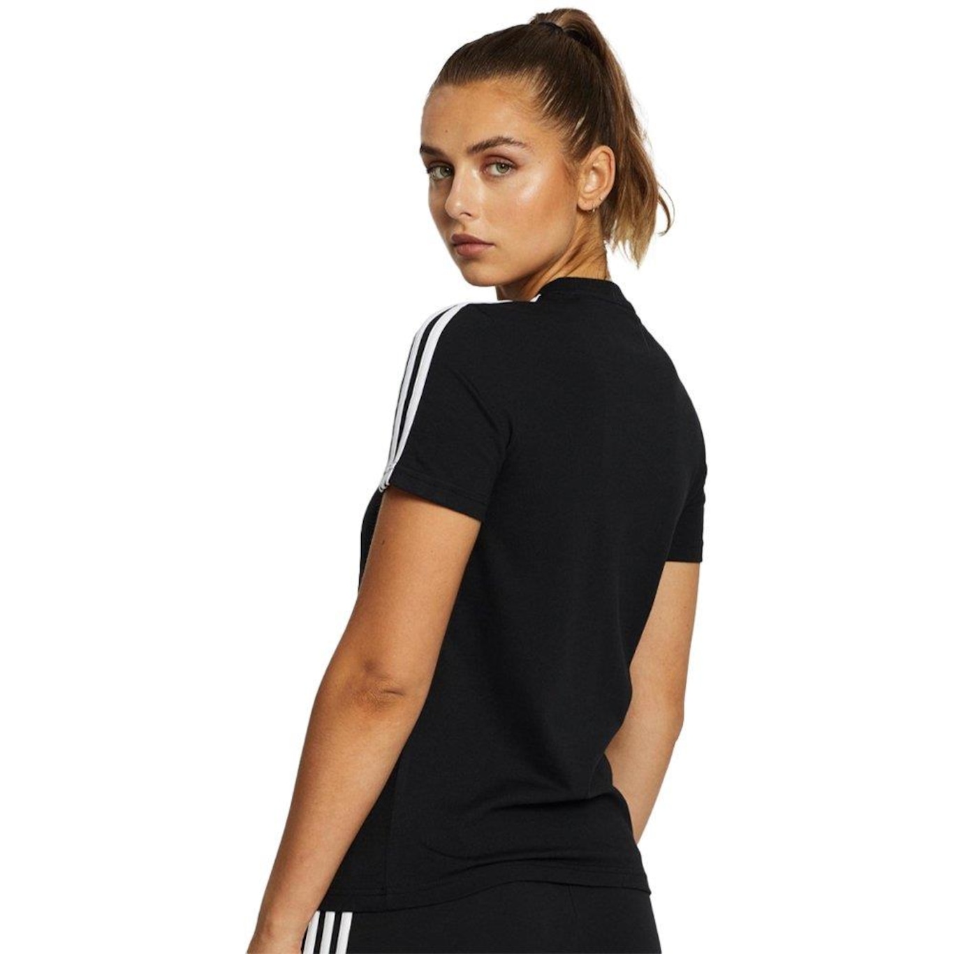 Camiseta adidas 3 Stripes - Feminina - Foto 2