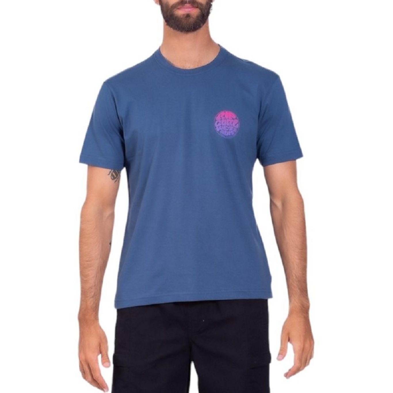 Camiseta Rip Curl Wettie Icon Gradient 0296Mte Masculino - Foto 1