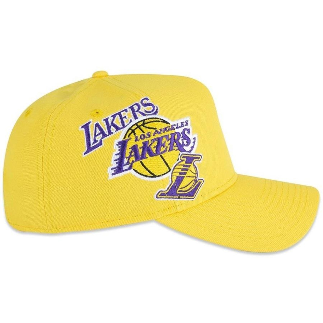 Boné Aba Curva New Era 940 A-Frame Los Angeles Lakers World Of Logos - Snapback - Adulto - Foto 6