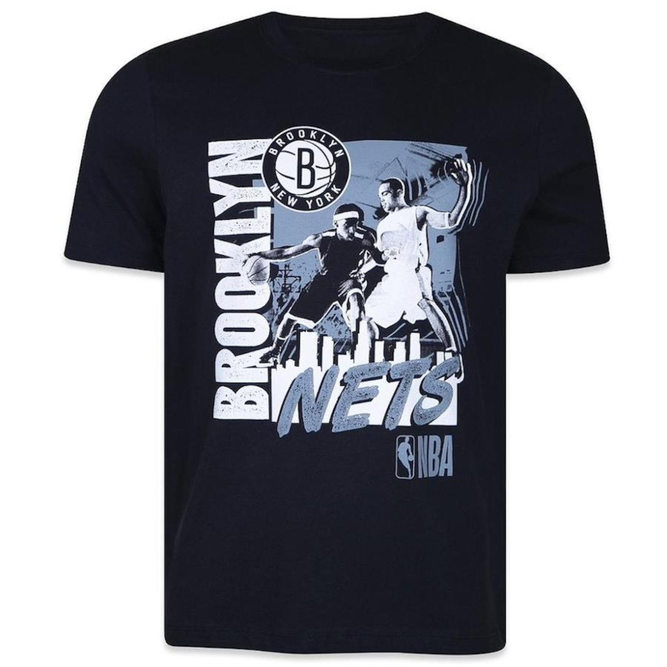 Camiseta New Era Brooklyn Nets Core - Masculina - Foto 1