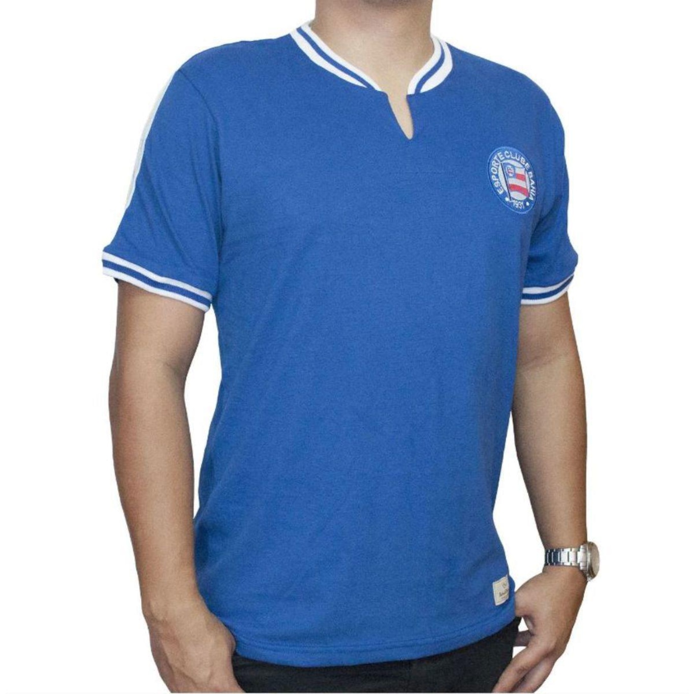 Camiseta Ec Bahia 1966 Retro Mania Oficial Licenciada - Masculina - Foto 4