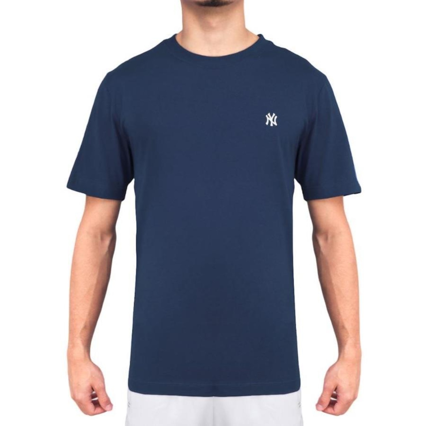 Camiseta New Era New York Yankees Mini Logo Bordado - Masculina - Foto 1